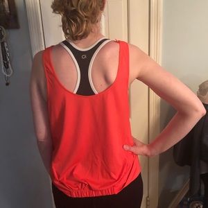 *REDUCED* Fabletics reversible coral top